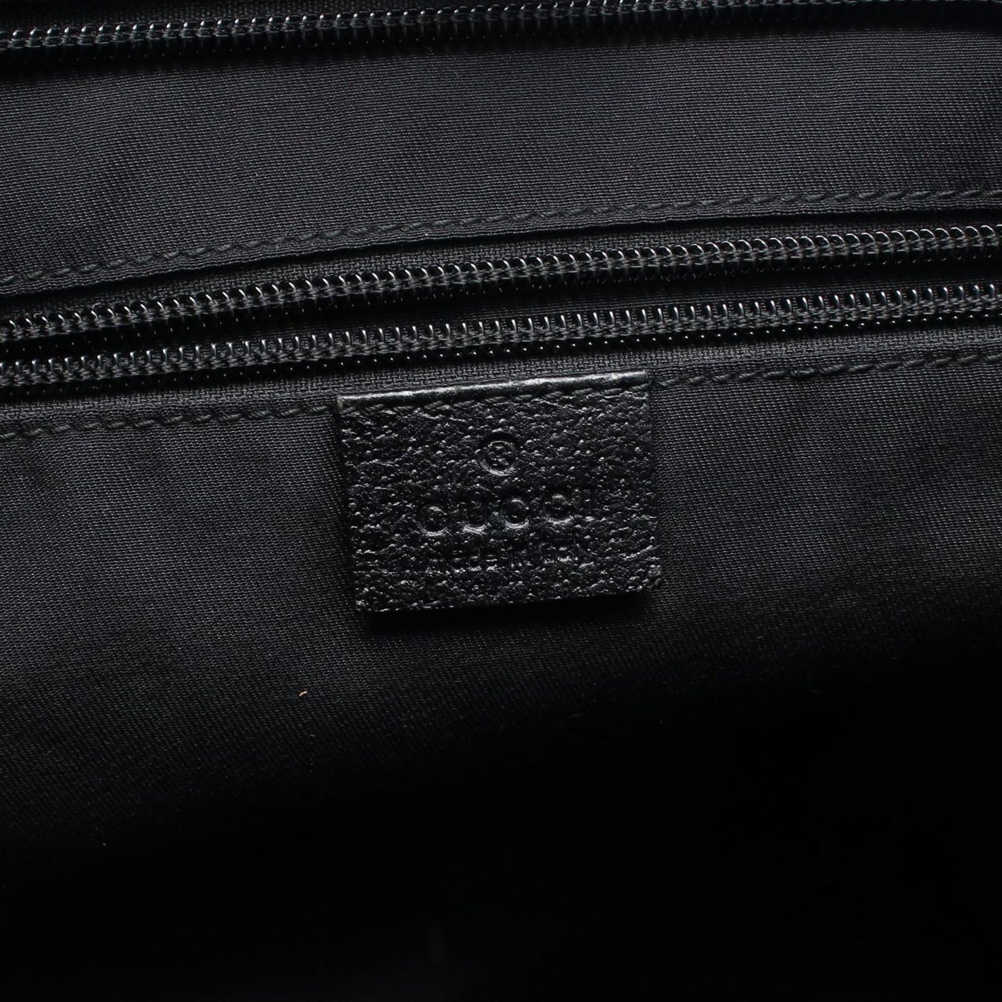 Gucci Shoulder Bag GG Canvas Sherry Line Black — view 4