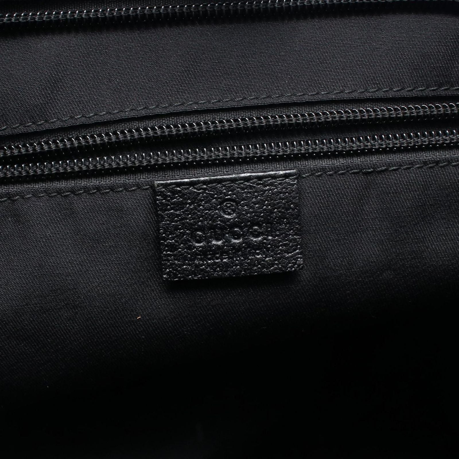 Gucci Shoulder Bag GG Canvas Sherry Line Black — view 4