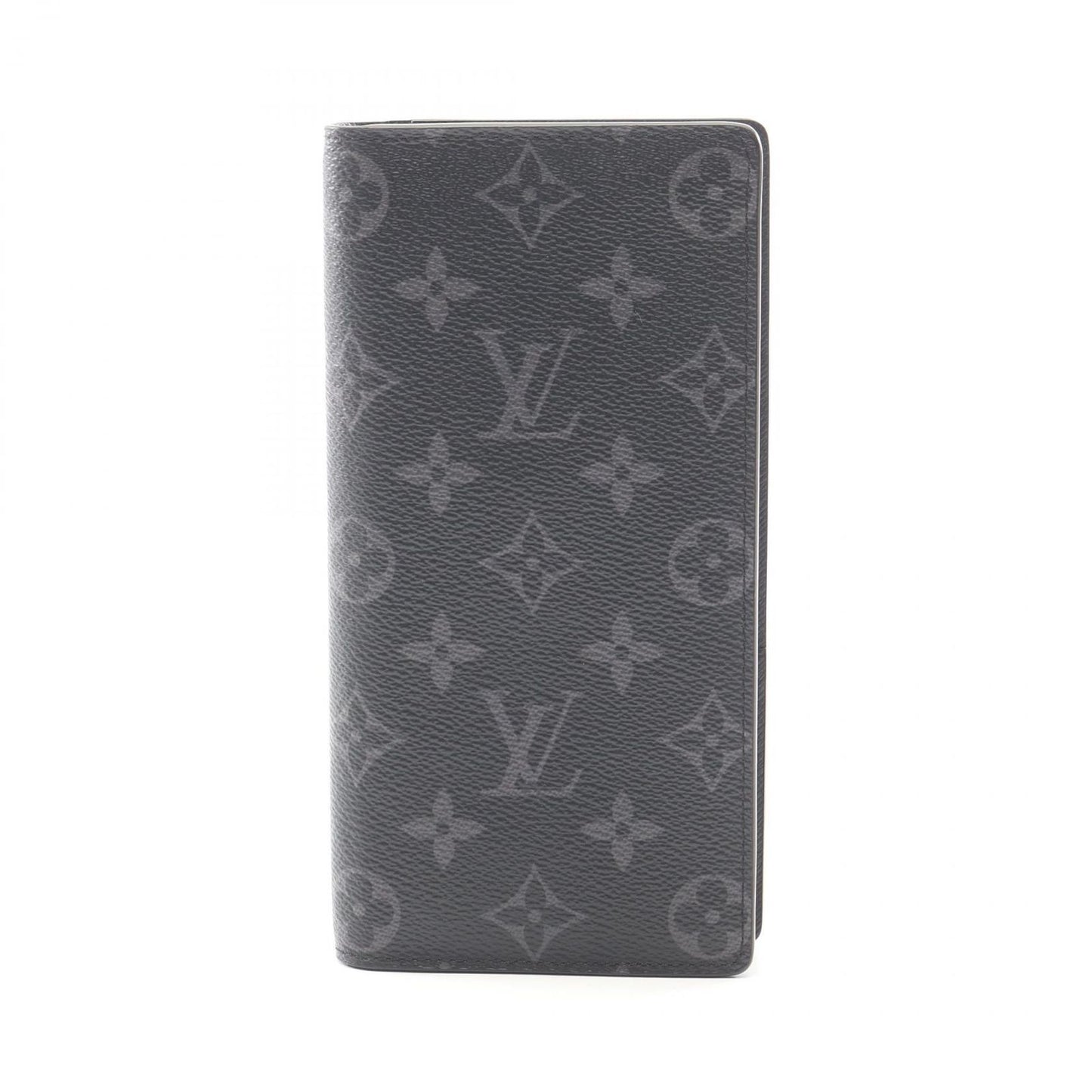 Louis Vuitton Bifold Wallet Portefeuille Brazza Monogram Eclipse