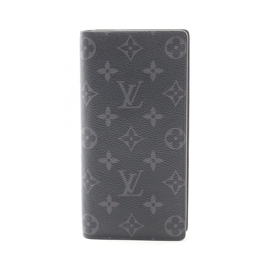 Louis Vuitton Bifold Wallet Portefeuille Brazza Monogram Eclipse
