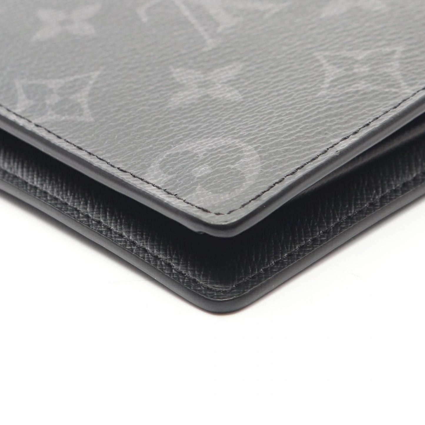 Louis Vuitton Bifold Wallet Portefeuille Brazza Monogram Eclipse — view 6