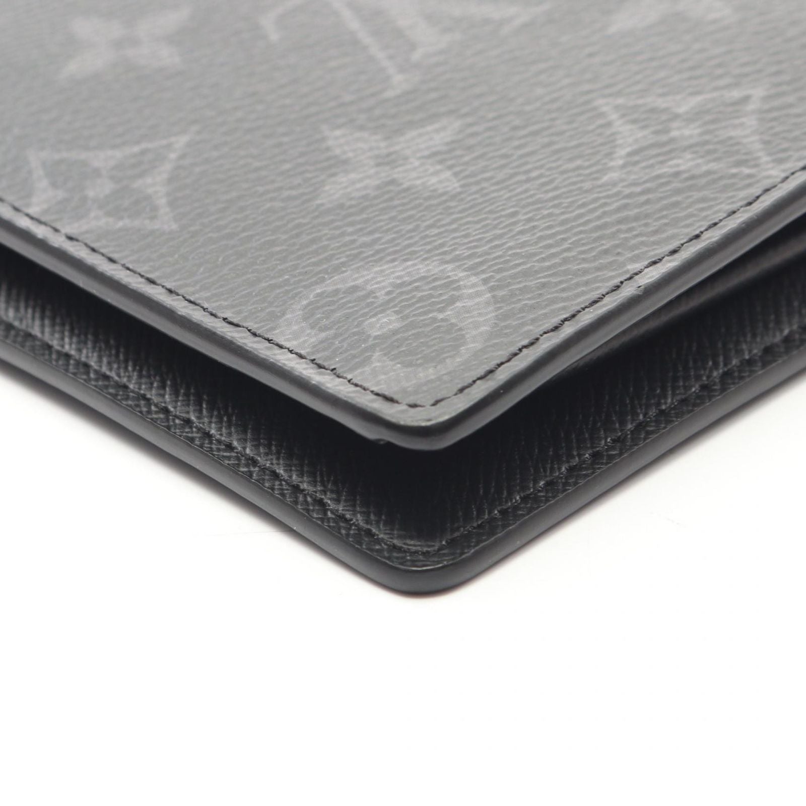 Louis Vuitton Bifold Wallet Portefeuille Brazza Monogram Eclipse — view 6