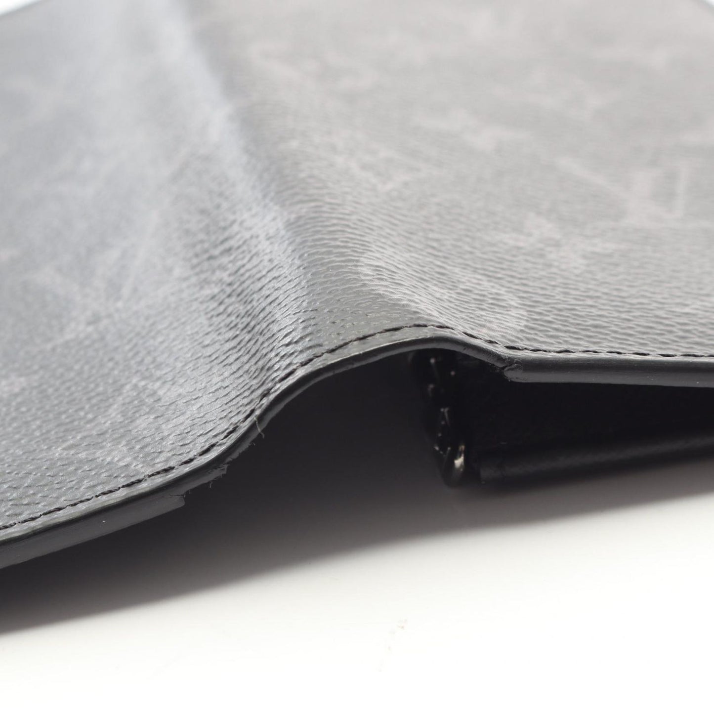 Louis Vuitton Bifold Wallet Portefeuille Brazza Monogram Eclipse — view 5