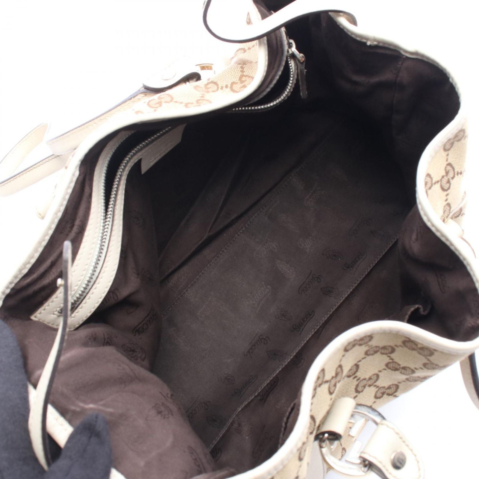 Gucci Tote GG Twins Canvas Beige — view 3