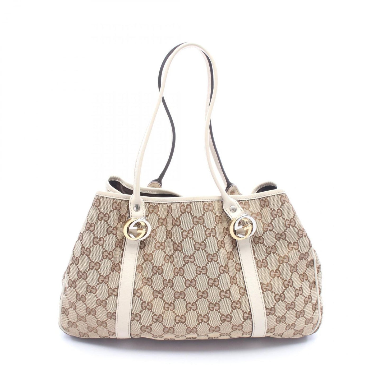 Gucci Tote GG Twins Canvas Beige