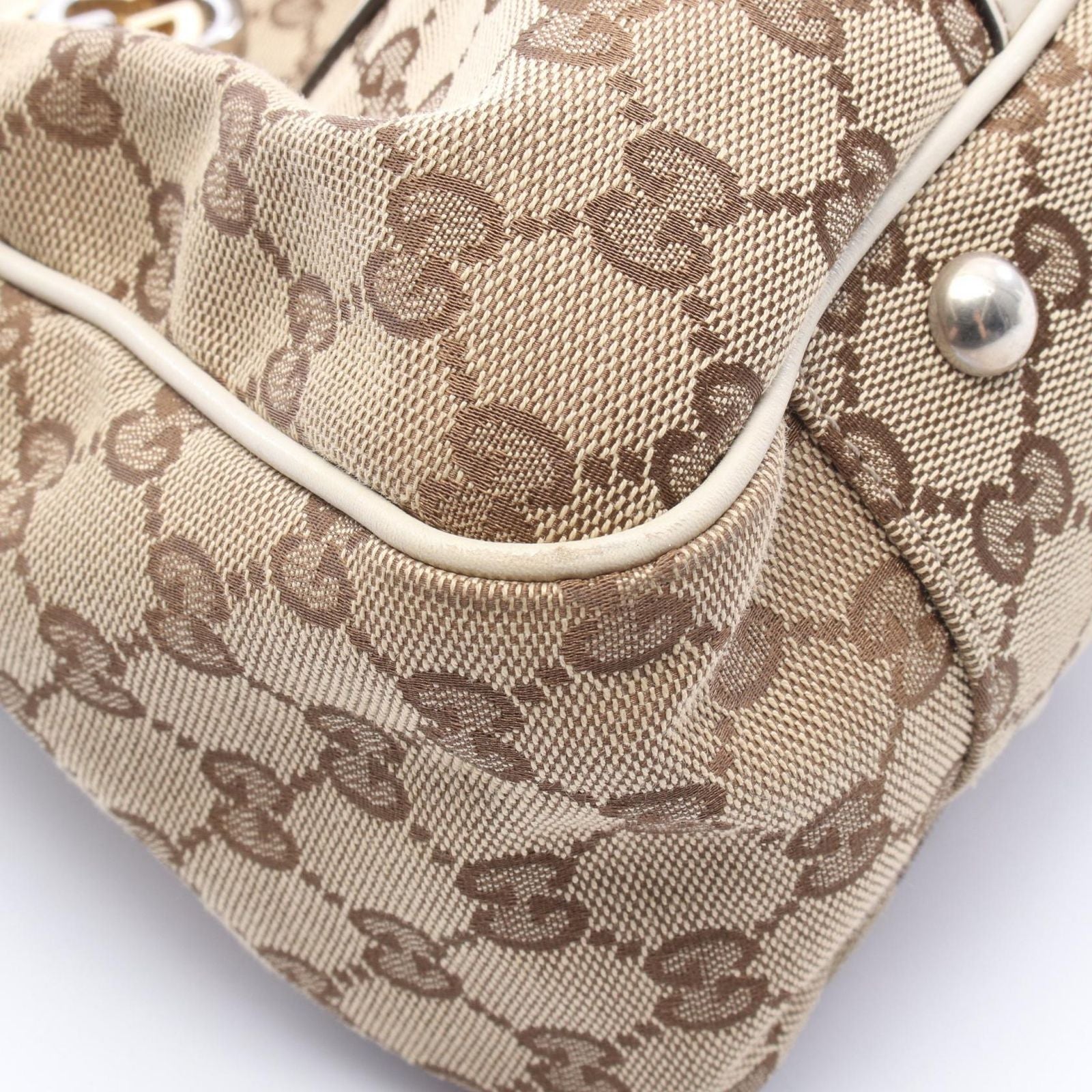 Gucci Tote GG Twins Canvas Beige — view 8