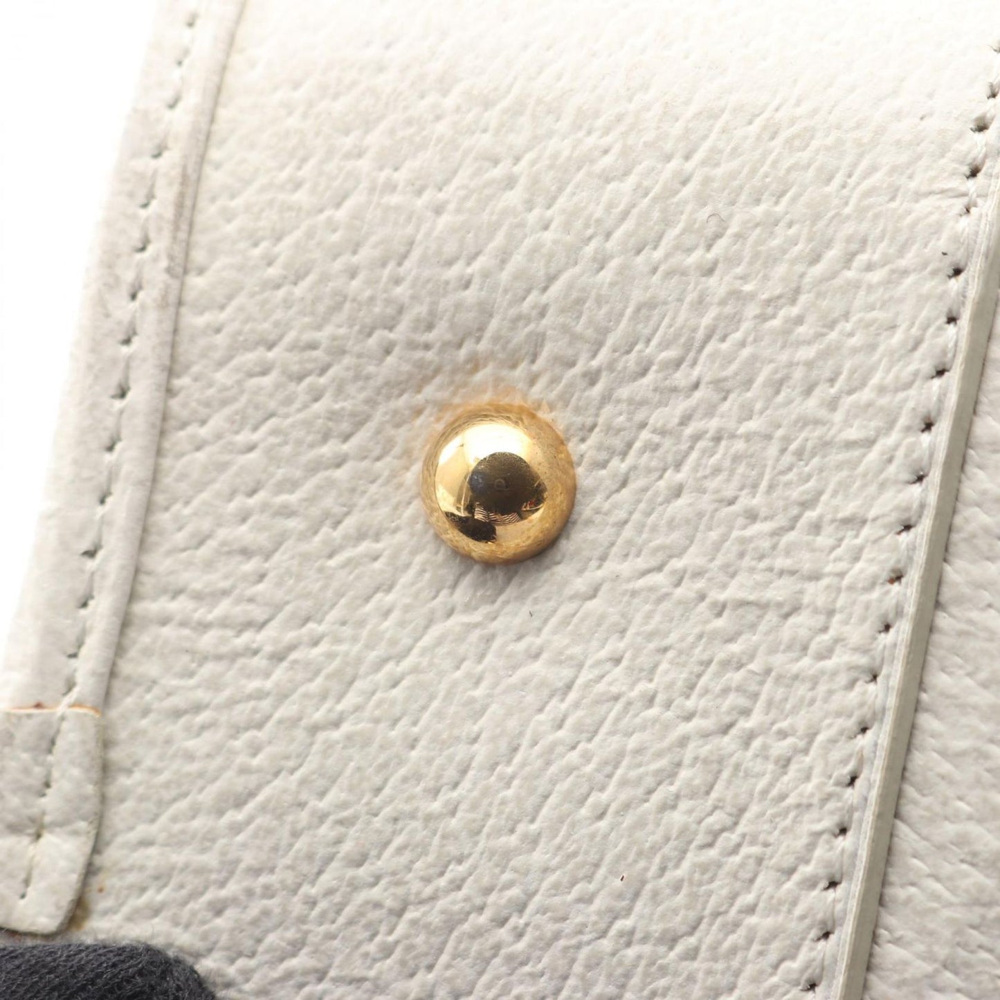 Loewe Handbag Amazona 36 Beige Canvas Leather — view 9