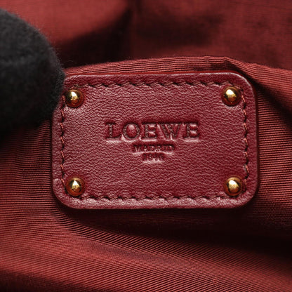 Loewe Handbag Amazona 36 Beige Canvas Leather — view 4