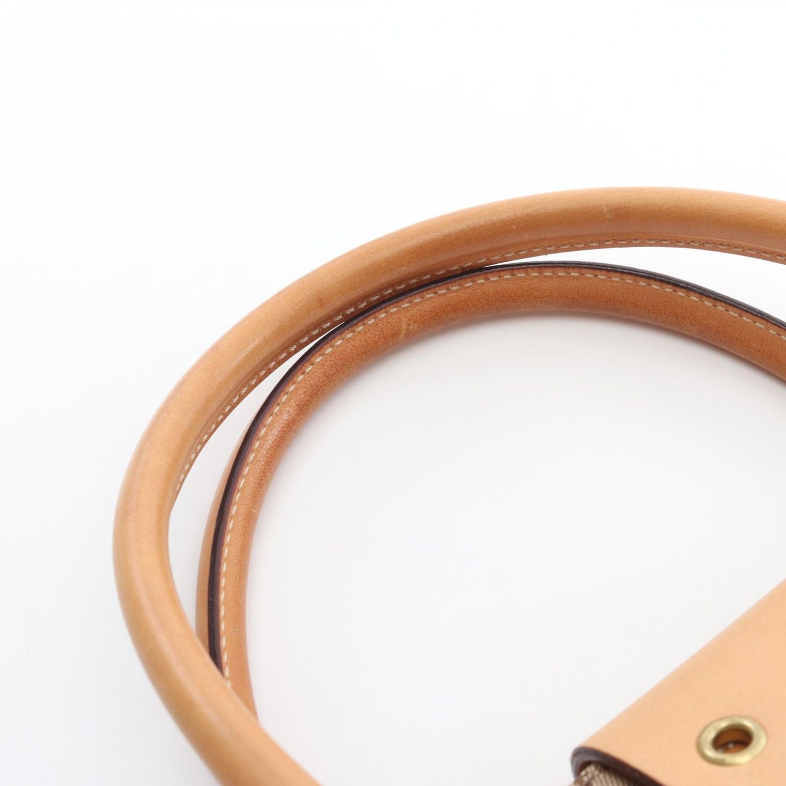 Dior Handbag Street Chic Trotter Beige Canvas Leather — view 5