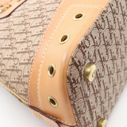 Dior Handbag Street Chic Trotter Beige Canvas Leather — view 9