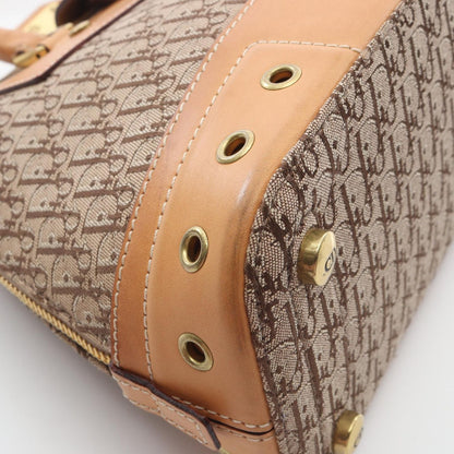 Dior Handbag Street Chic Trotter Beige Canvas Leather — view 7