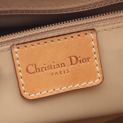 Dior Handbag Street Chic Trotter Beige Canvas Leather — view 4