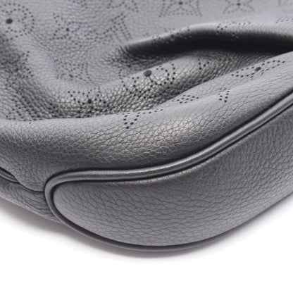 Louis Vuitton Shoulder Bag Selene PM Mahina Noir 2-Way Leather — view 8