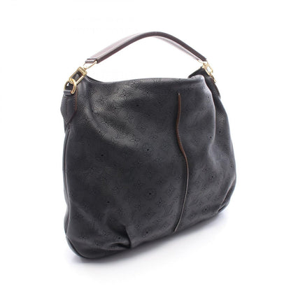 Louis Vuitton Shoulder Bag Selene PM Mahina Noir 2-Way Leather — view 2
