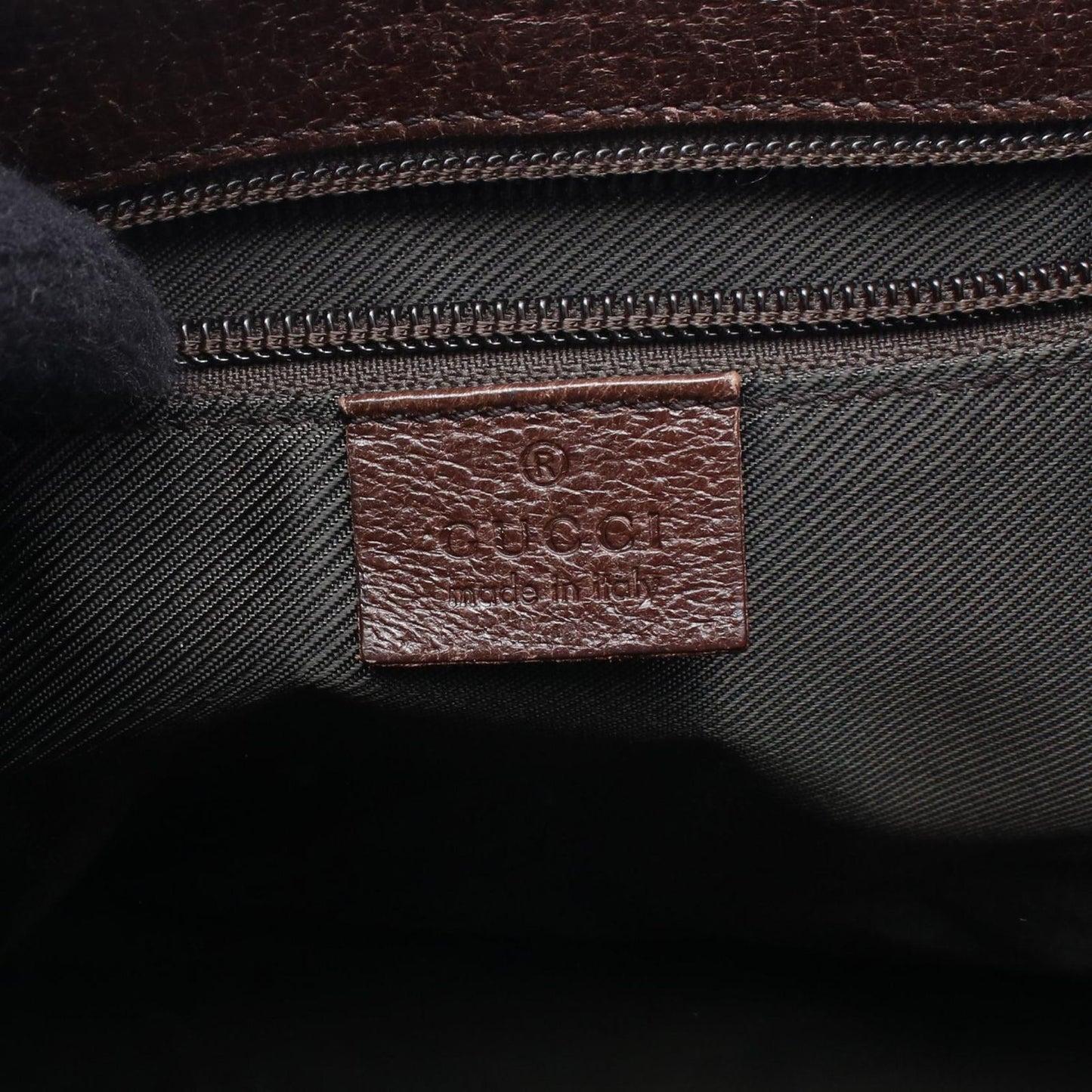 Gucci Shoulder Bag GG Canvas Beige Back — view 4