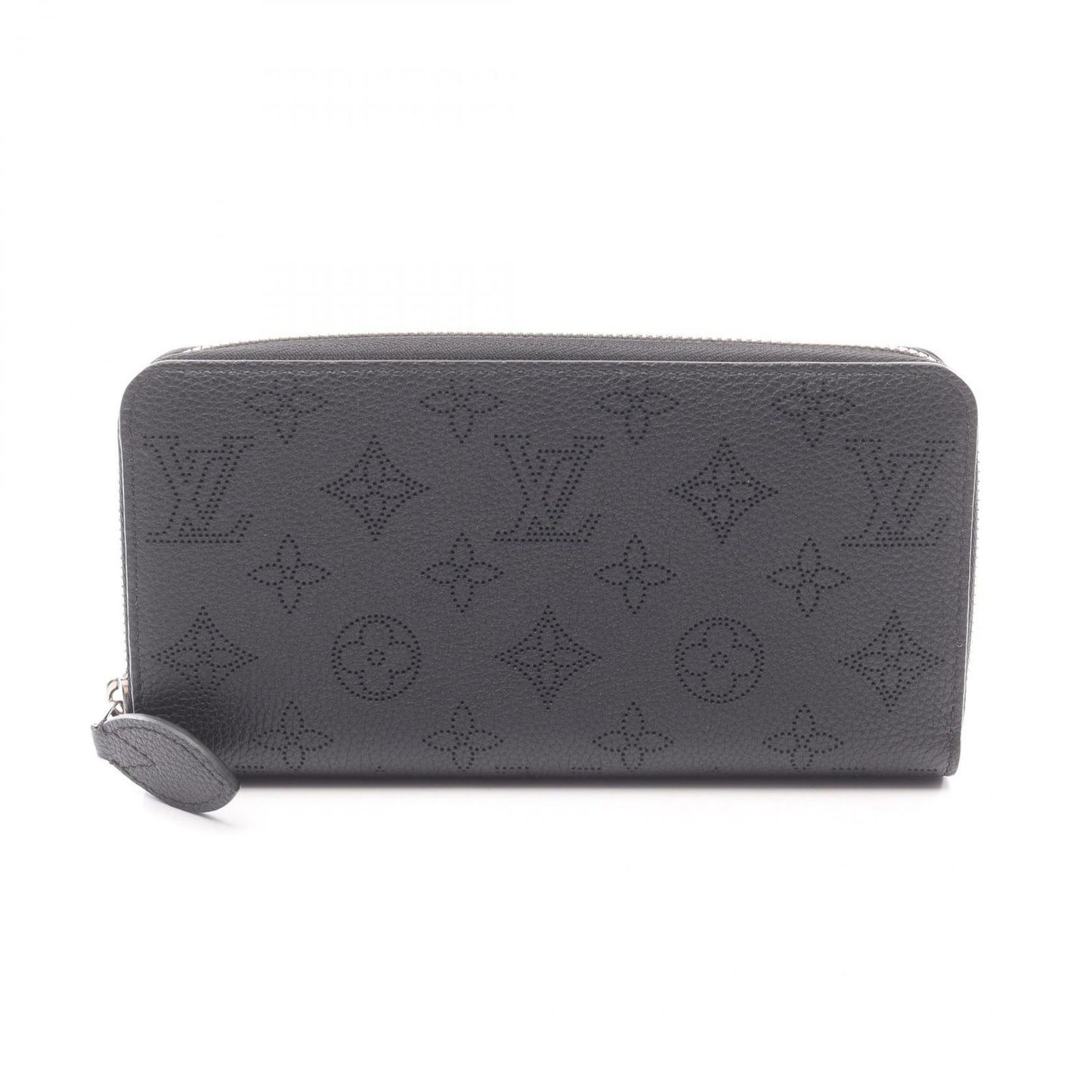 Louis Vuitton Round Wallet Zippy Mahina Noir Leather