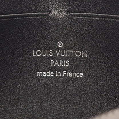 Louis Vuitton Round Wallet Zippy Mahina Noir Leather — view 4