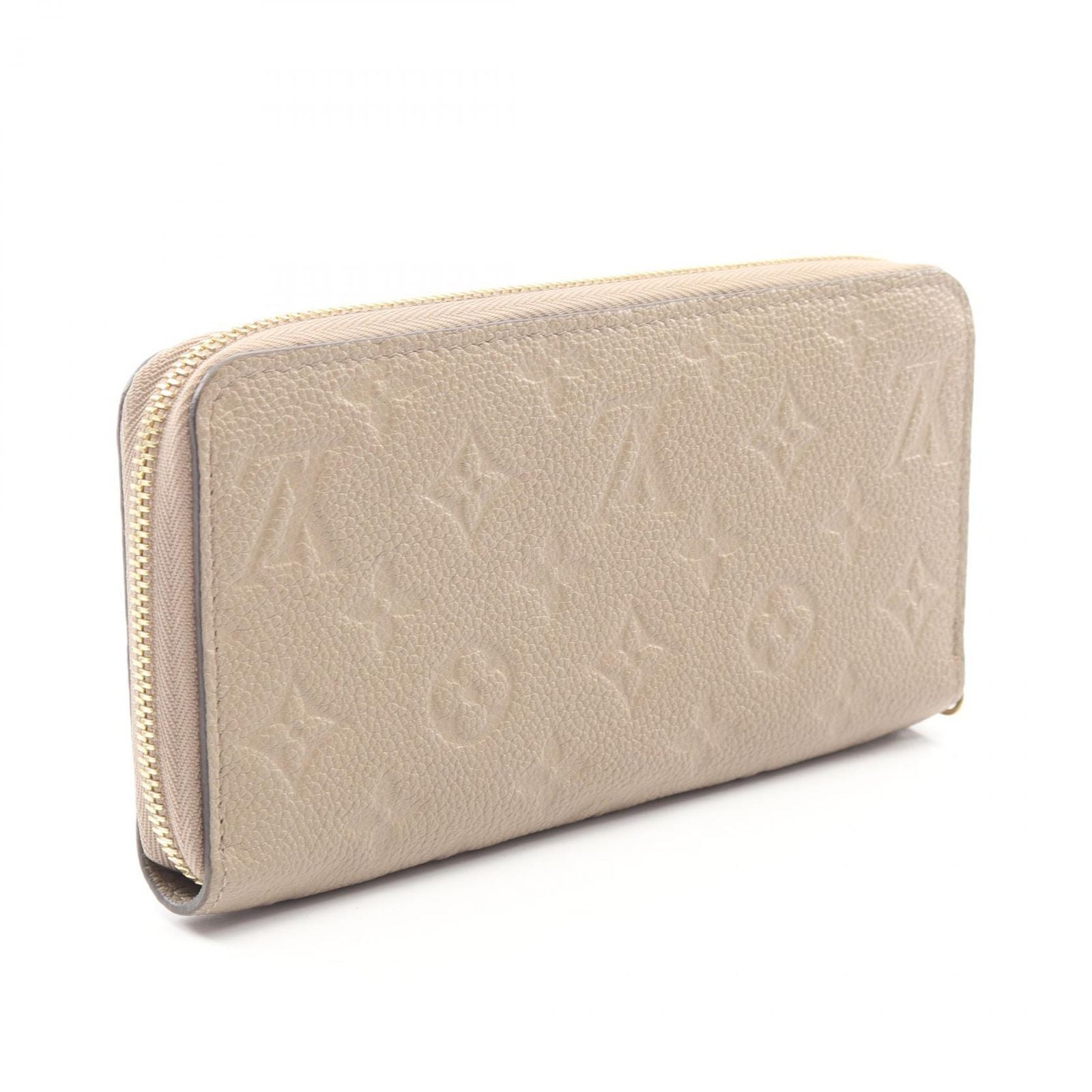 Louis Vuitton Round Wallet Zippy Monogram Empreinte Tourterelle Leather — view 2