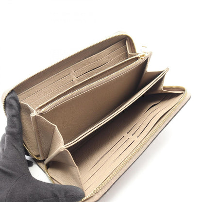 Louis Vuitton Round Wallet Zippy Monogram Empreinte Tourterelle Leather — view 3
