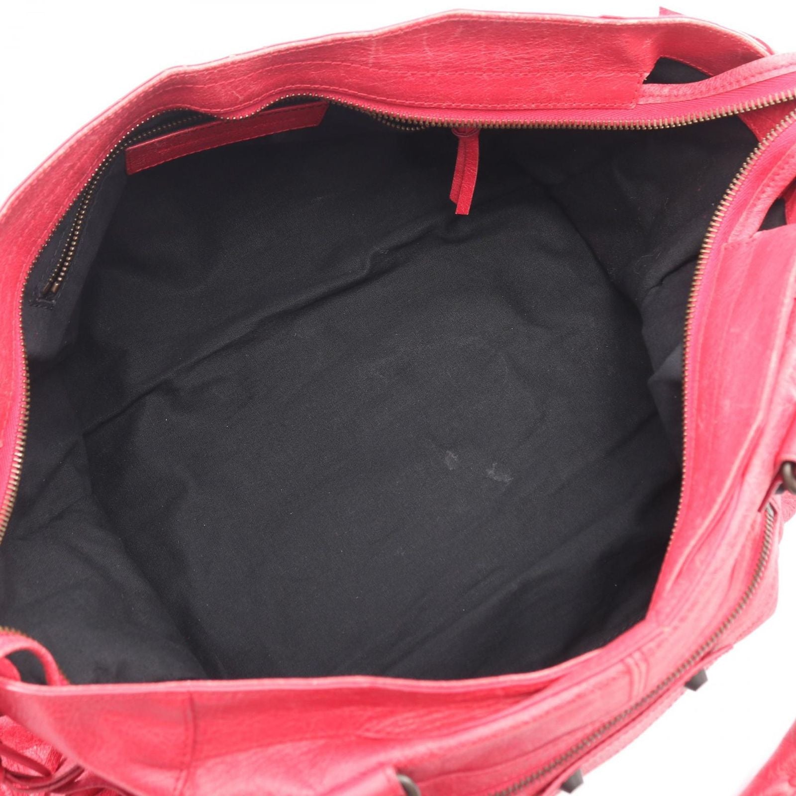 Balenciaga Handbag the Part Time 2-Way Red Leather the City — view 3