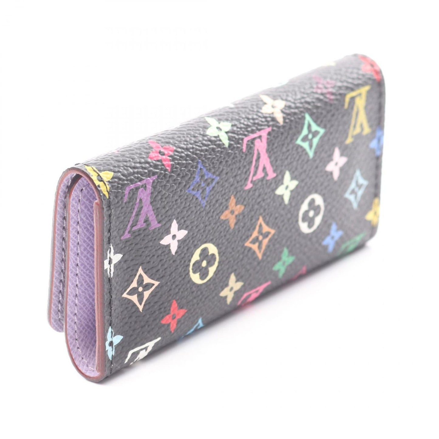 Louis Vuitton Key Case Multicles 4 Monogram Multicolor Noir Grenade Key Holder — view 2