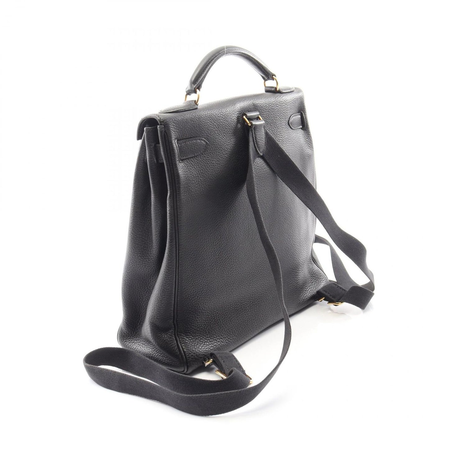 Hermes Backpack Kelly Dos GM Retourne Black — view 2