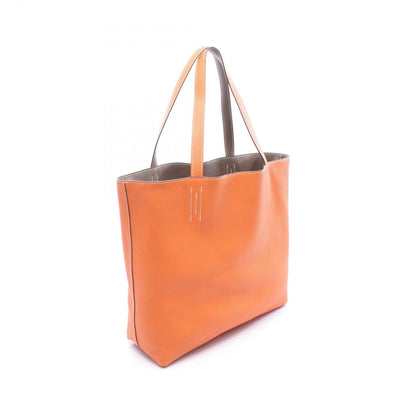Hermes Tote Double Sens 45 Etoupe Orange 46 — view 2
