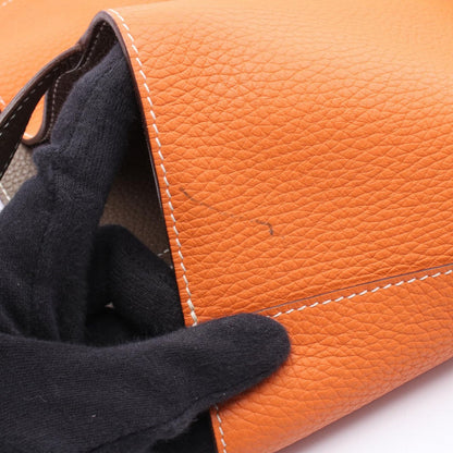 Hermes Tote Double Sens 45 Etoupe Orange 46 — view 8