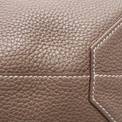 Hermes Tote Double Sens 45 Etoupe Orange 46 — view 5