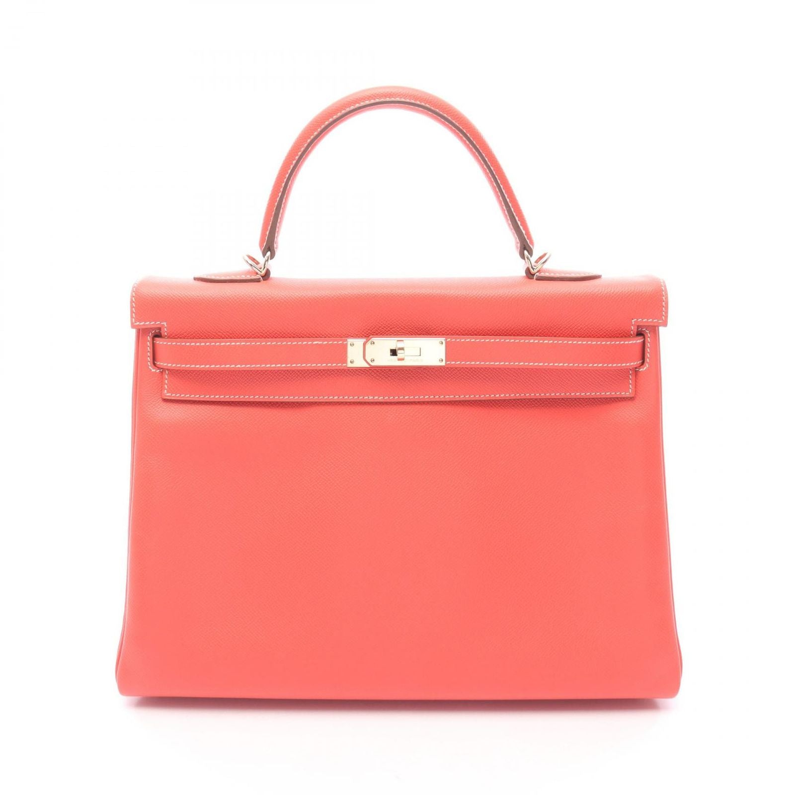 Hermes Handbag Candy Kelly 35 Rose Gyople Gold Retourne 2-Way