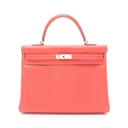 Hermes Handbag Candy Kelly 35 Rose Gyople Gold Retourne 2-Way
