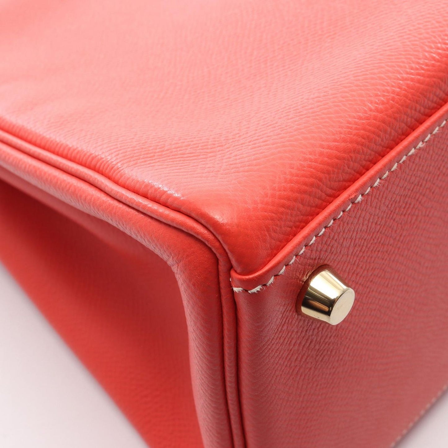 Hermes Handbag Candy Kelly 35 Rose Gyople Gold Retourne 2-Way — view 7