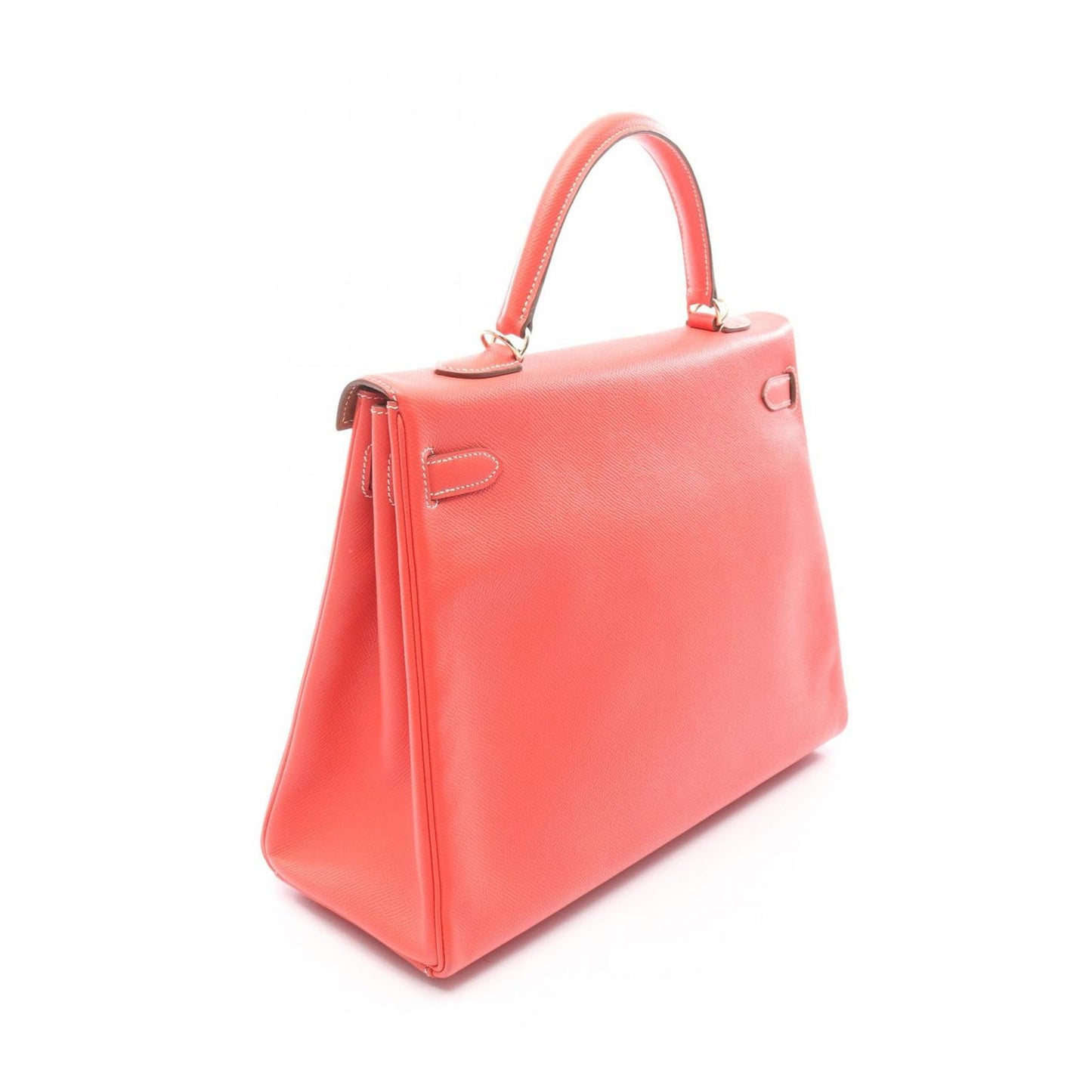 Hermes Handbag Candy Kelly 35 Rose Gyople Gold Retourne 2-Way — view 2