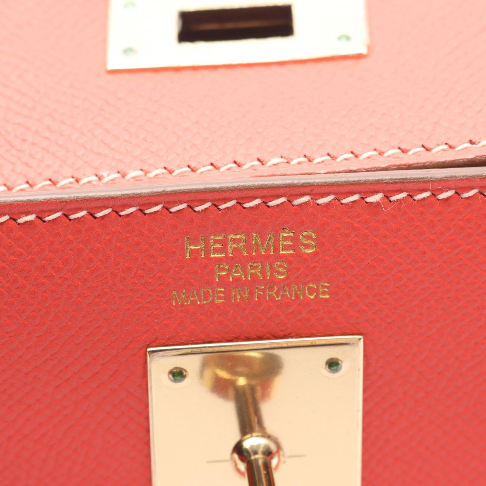 Hermes Handbag Candy Kelly 35 Rose Gyople Gold Retourne 2-Way — view 4