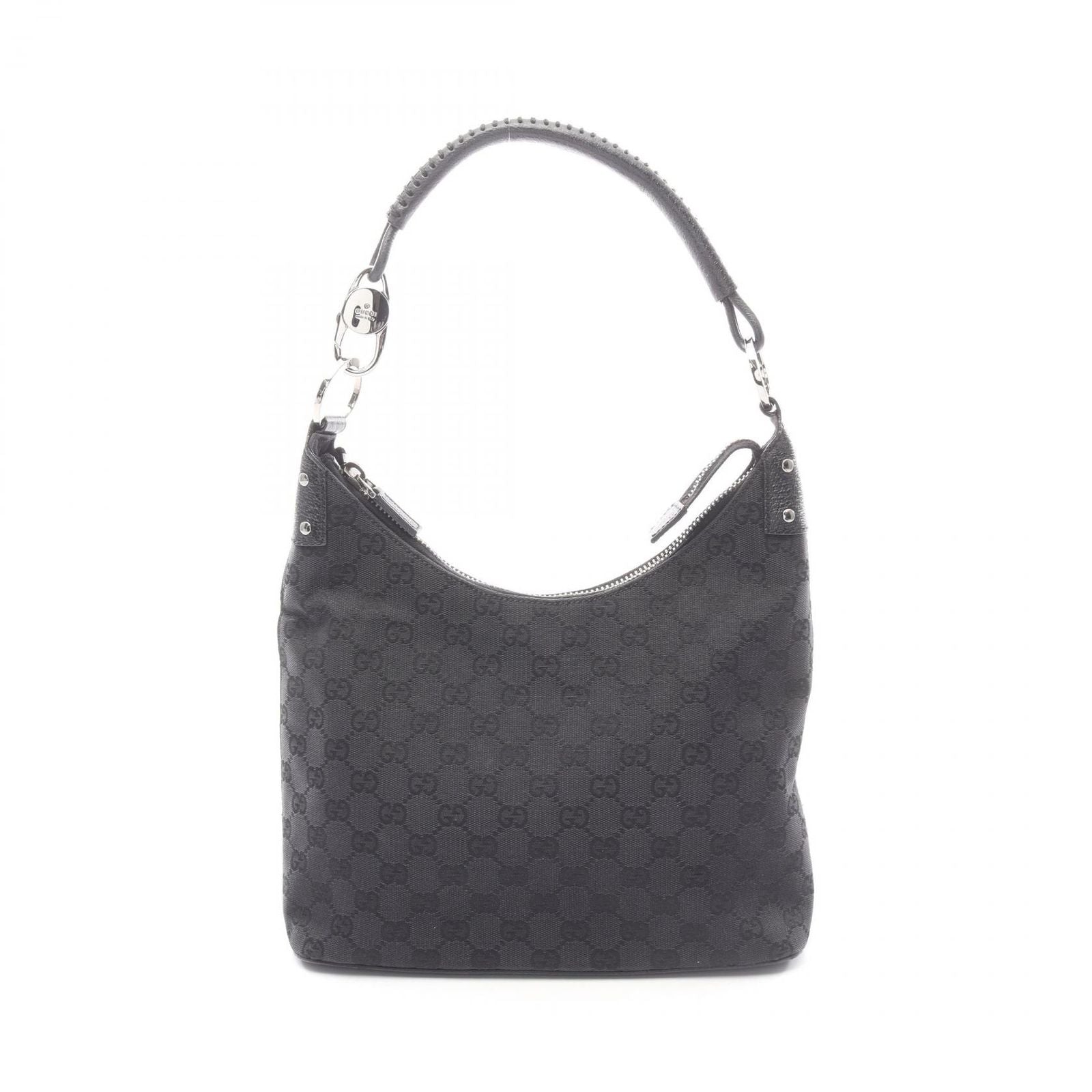 Gucci Shoulder Bag GG Canvas Black