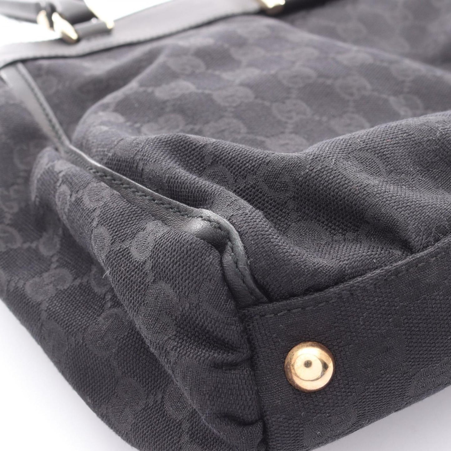 Gucci Tote Abbey GG Canvas Black Shoulder Bag — view 9