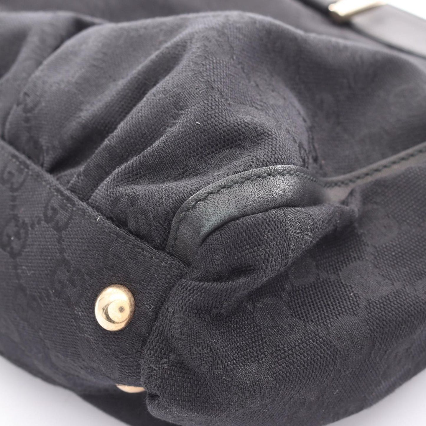 Gucci Tote Abbey GG Canvas Black Shoulder Bag — view 8
