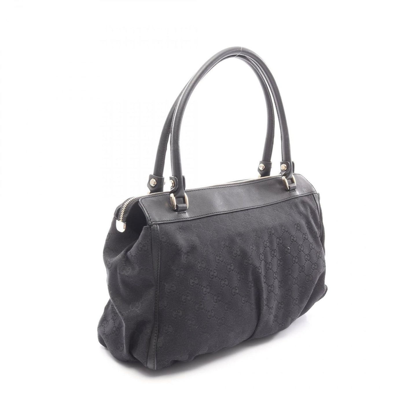 Gucci Tote Abbey GG Canvas Black Shoulder Bag — view 2