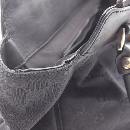 Gucci Tote Abbey GG Canvas Black Shoulder Bag — view 5
