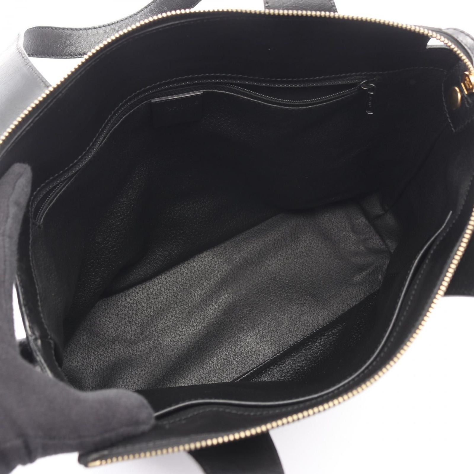 Celine Handbag Macadam Dark Brown Canvas Leather Tote — view 3