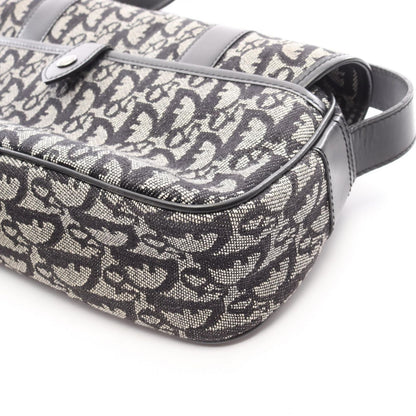 Dior Shoulder Bag Trotter Navy Canvas Leather — view 8