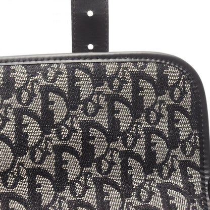 Dior Shoulder Bag Trotter Navy Canvas Leather — view 5