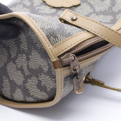 Saint Laurent Yves Handbag Leopard Khaki Canvas Leather — view 5