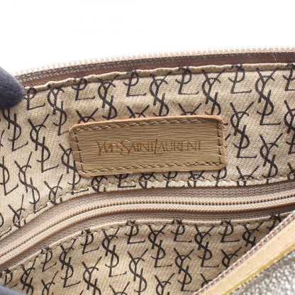Saint Laurent Yves Handbag Leopard Khaki Canvas Leather — view 4