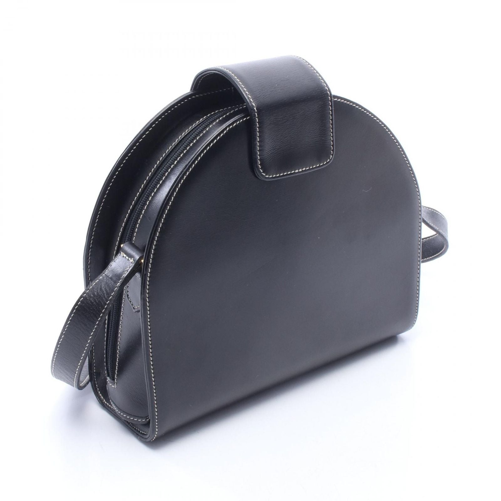 Dior Shoulder Bag Black Leather — view 2