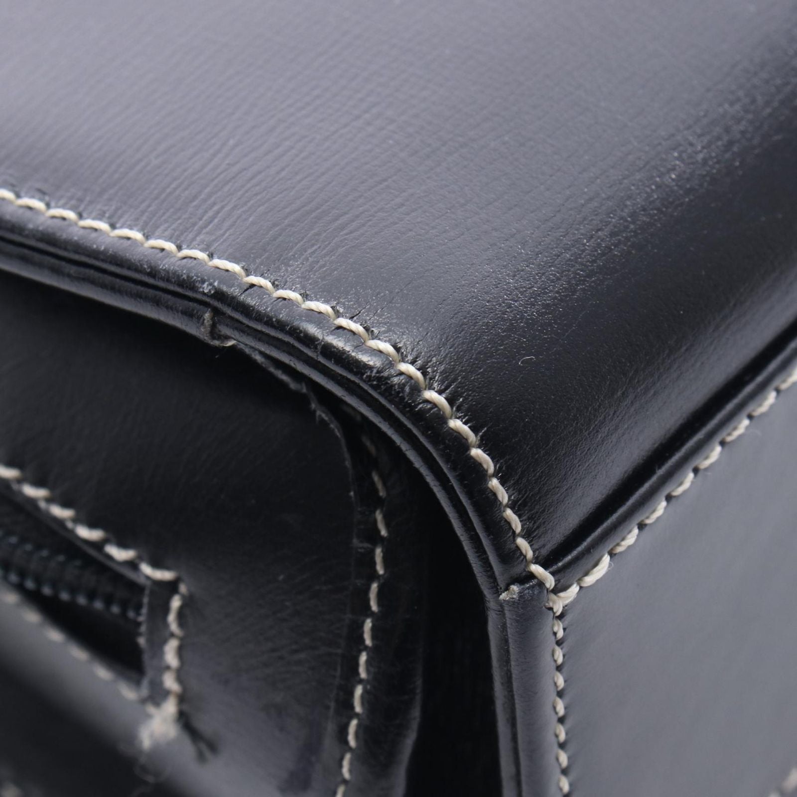 Dior Shoulder Bag Black Leather — view 6