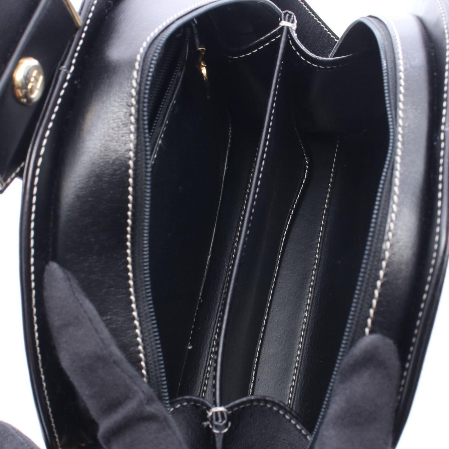 Dior Shoulder Bag Black Leather — view 3