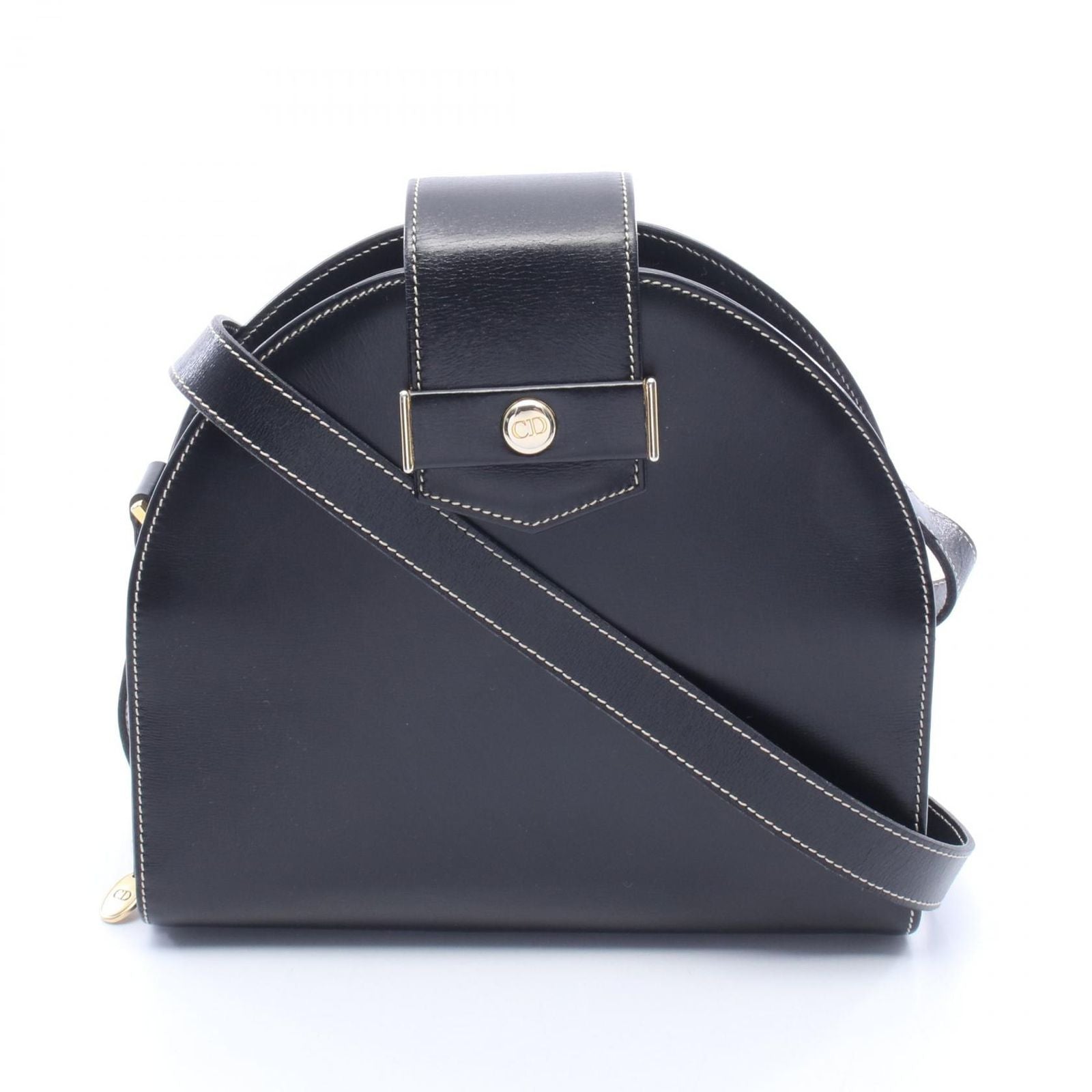 Dior Shoulder Bag Black Leather