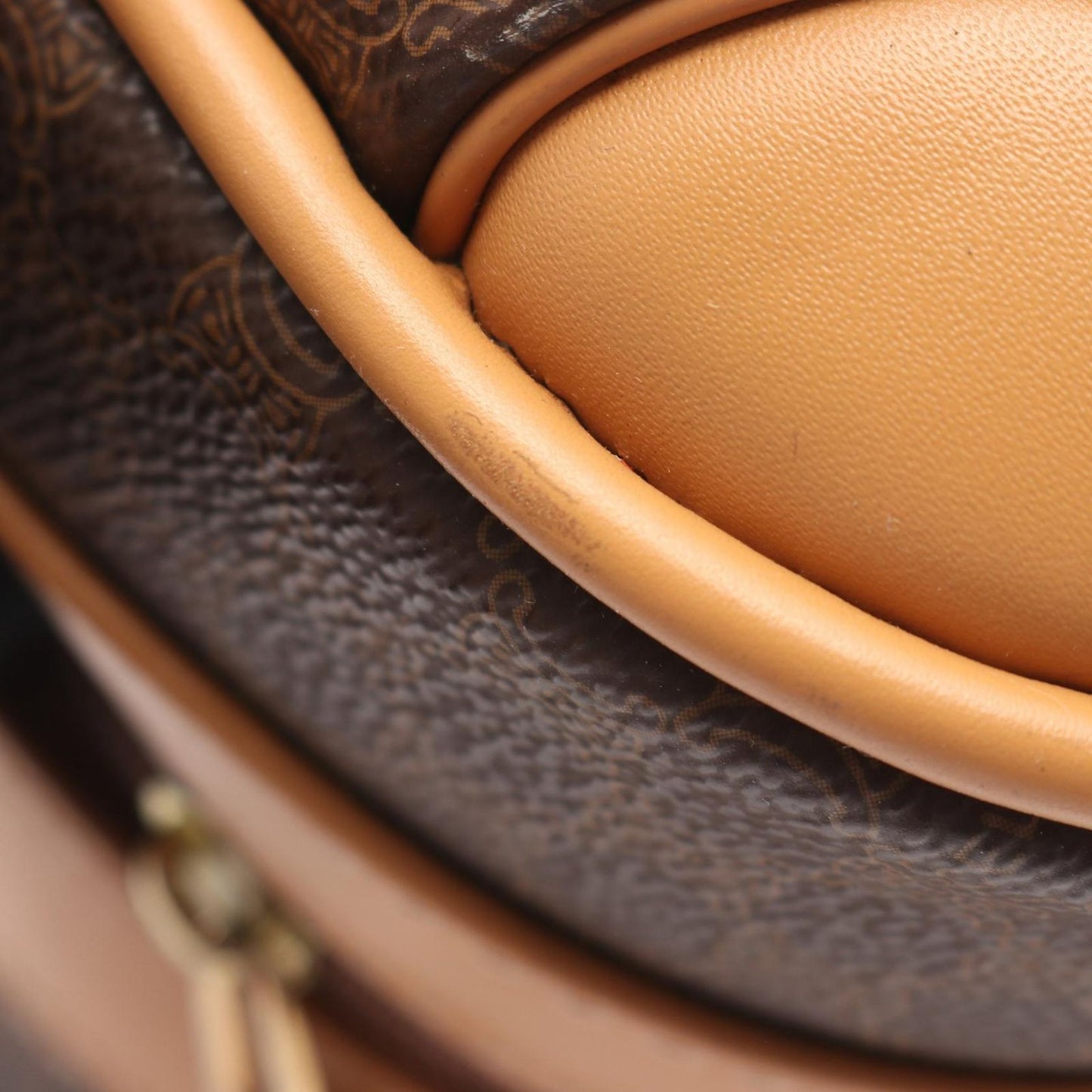 Celine Briefcase Macadam Dark Brown Canvas Leather 2-Way — view 7