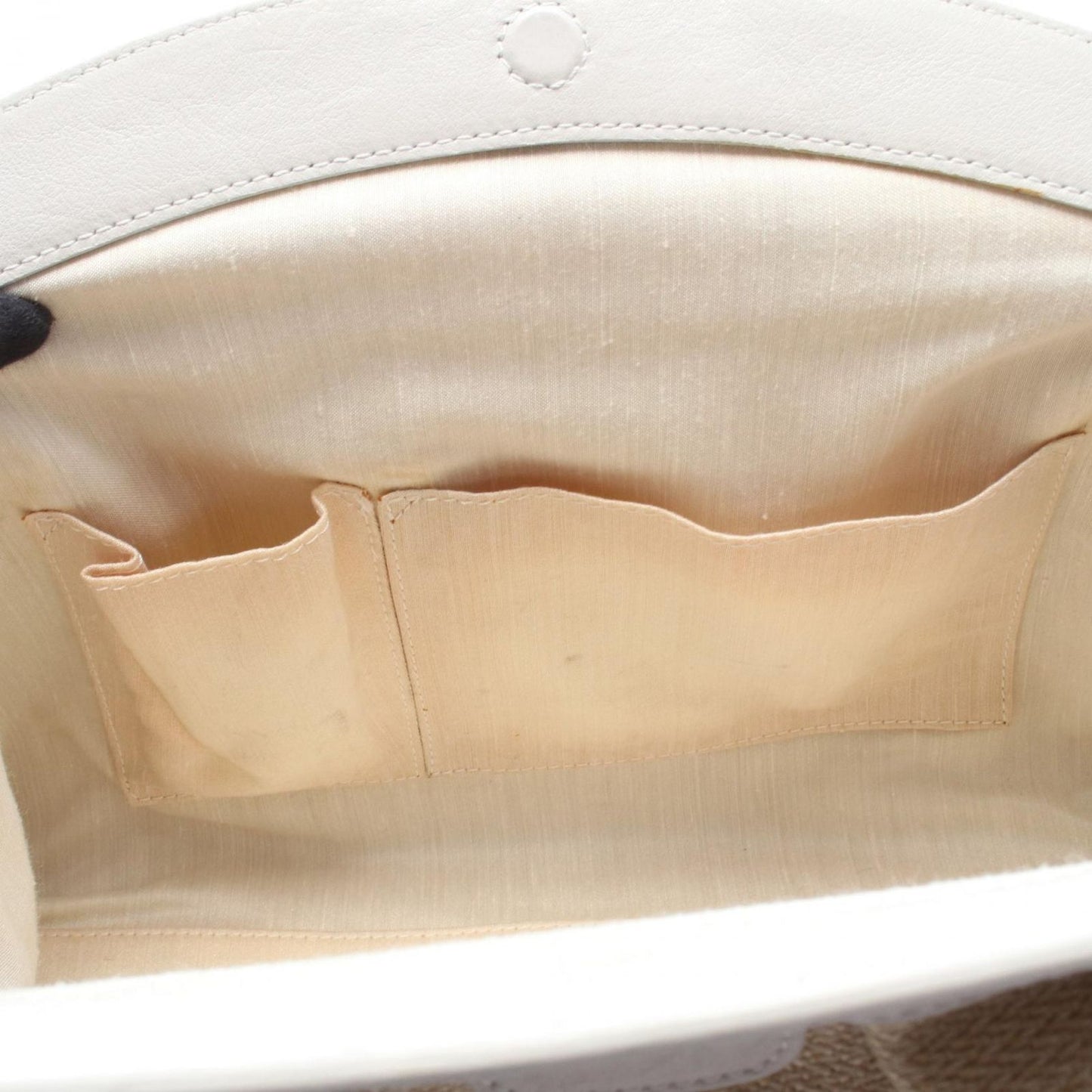 Dior Handbag My Frame Beige Leather — view 5